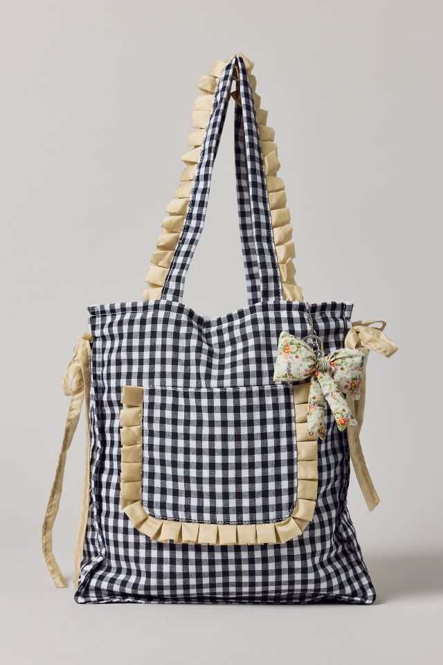 Sac Fourre-Tout Vichy Ida à Volants Kimchi Blue #1