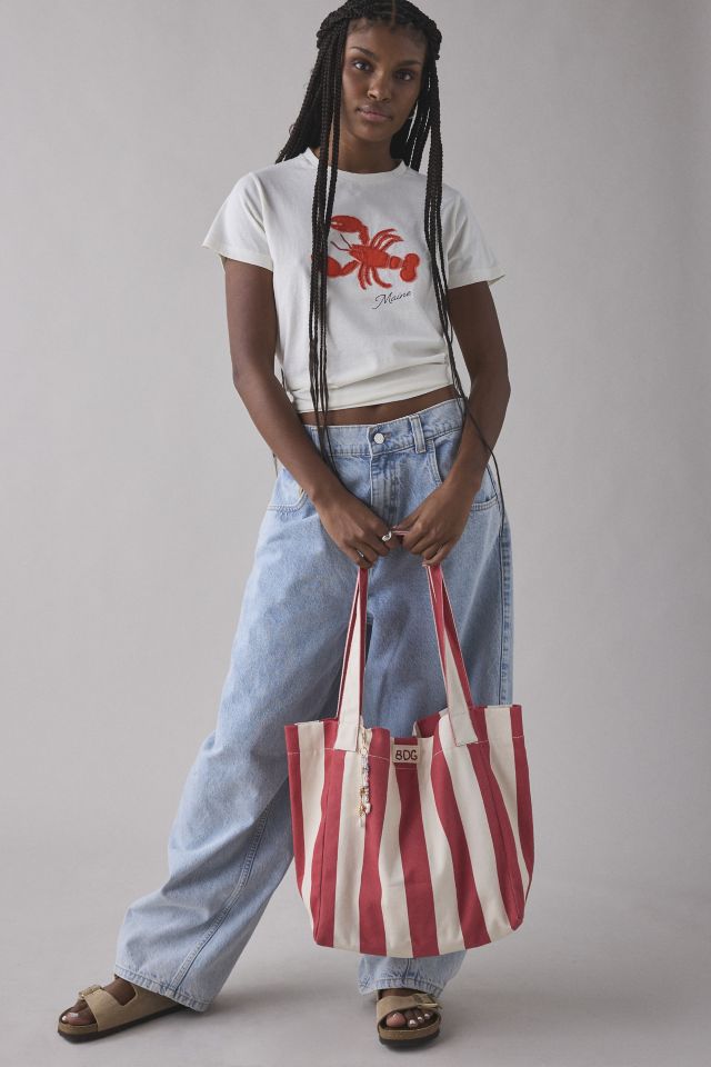BDG Resort Striped Tote Bag #4