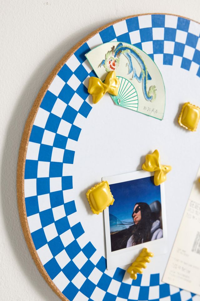 Dinner Plate Round Cork Board & Icon Pin Set #2