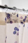 Blueberry Patch Patterned Shower Curtain