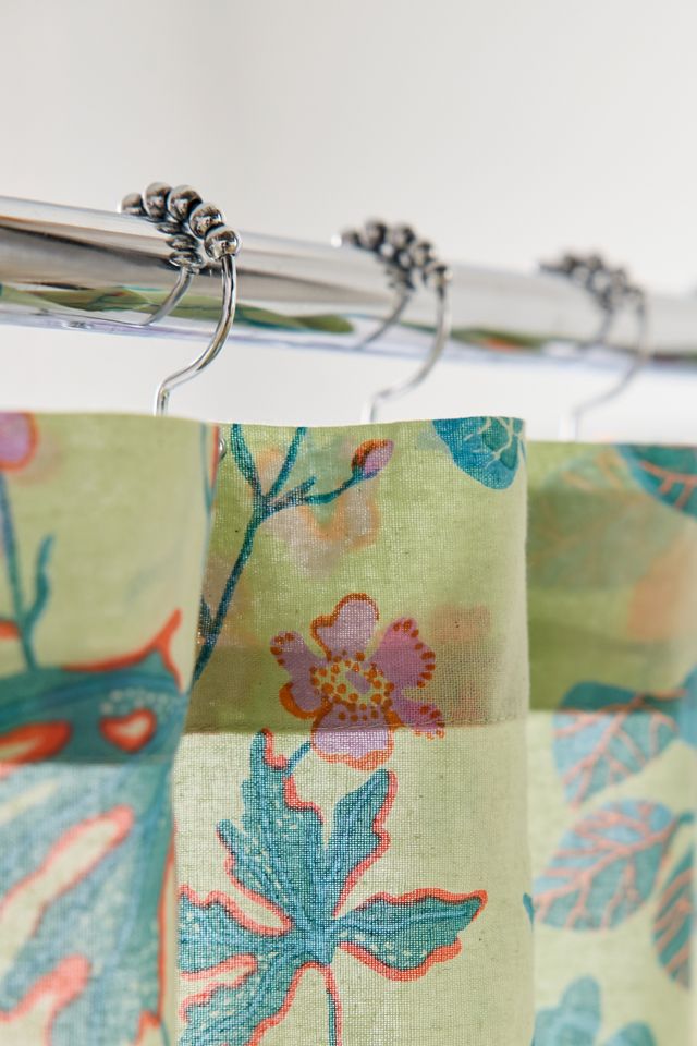 Flori Wildflower Patterned Shower Curtain #2