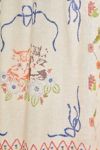 Irene Hanky Patterned Shower Curtain