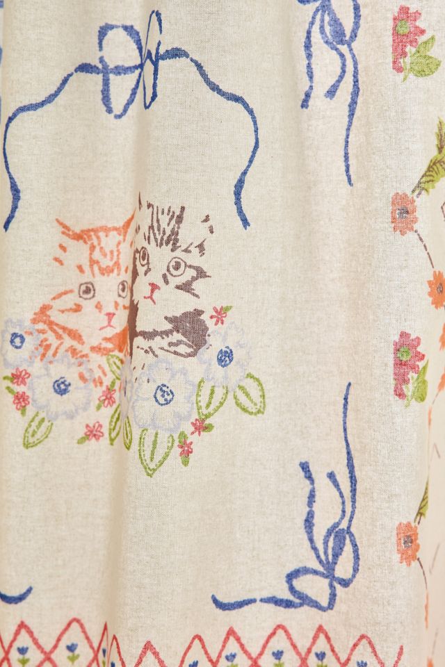 Irene Hankies Patterned Shower Curtain #1