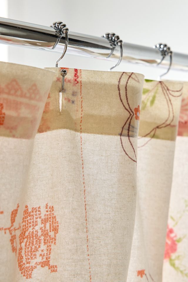 Irene Hankies Patterned Shower Curtain #2