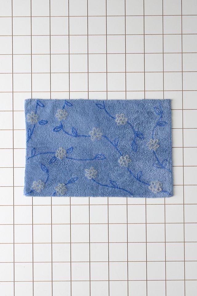 Falling Vines Floral Tufted Bath Mat #1