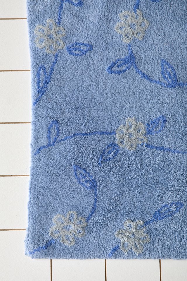 Falling Vines Floral Tufted Bath Mat #2