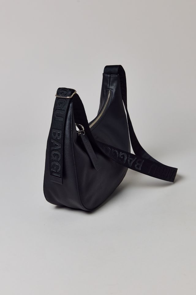 BAGGU Medium Recycled Leather Crescent Bag #2