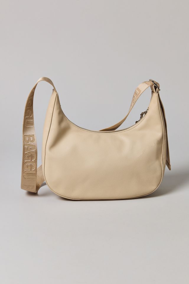 BAGGU Recycled Leather Medium Crescent Bag #4