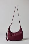 BAGGU Medium Recycled Leather Crescent Bag