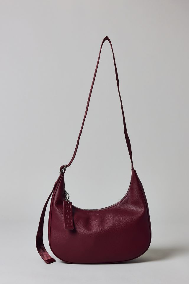 BAGGU Medium Recycled Leather Crescent Bag #1