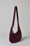 BAGGU Medium Recycled Leather Crescent Bag