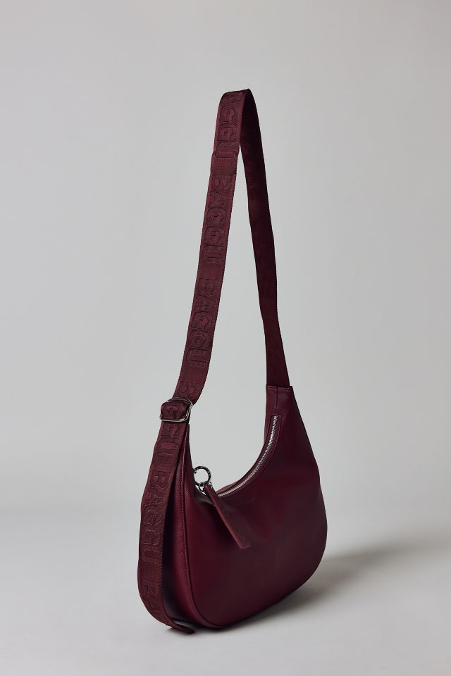 BAGGU Medium Recycled Leather Crescent Bag #2