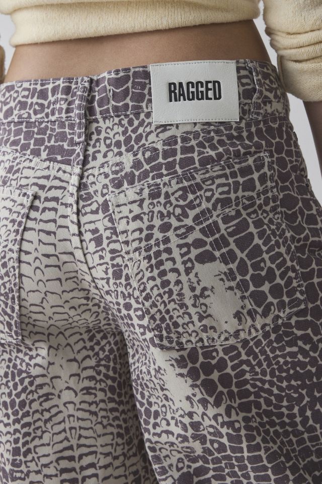 The Ragged Priest Bite Printed Wide-Leg Jean #4