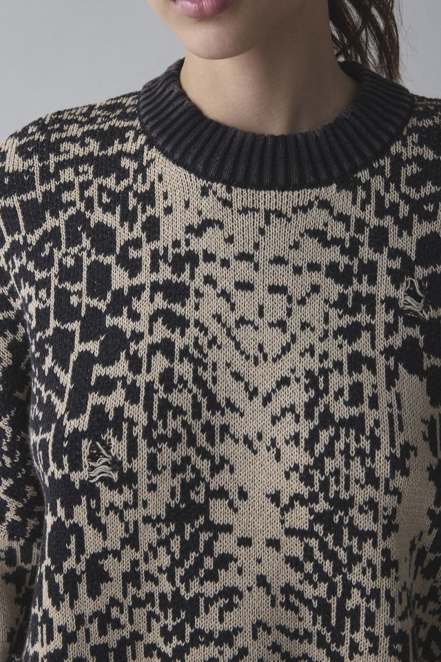 The Ragged Priest Croc Print Oversized Sweater #2