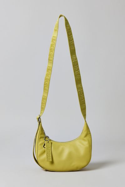 Baggu Small Recycled Leather Crescent Bag In Straw, Women's At Urban Outfitters