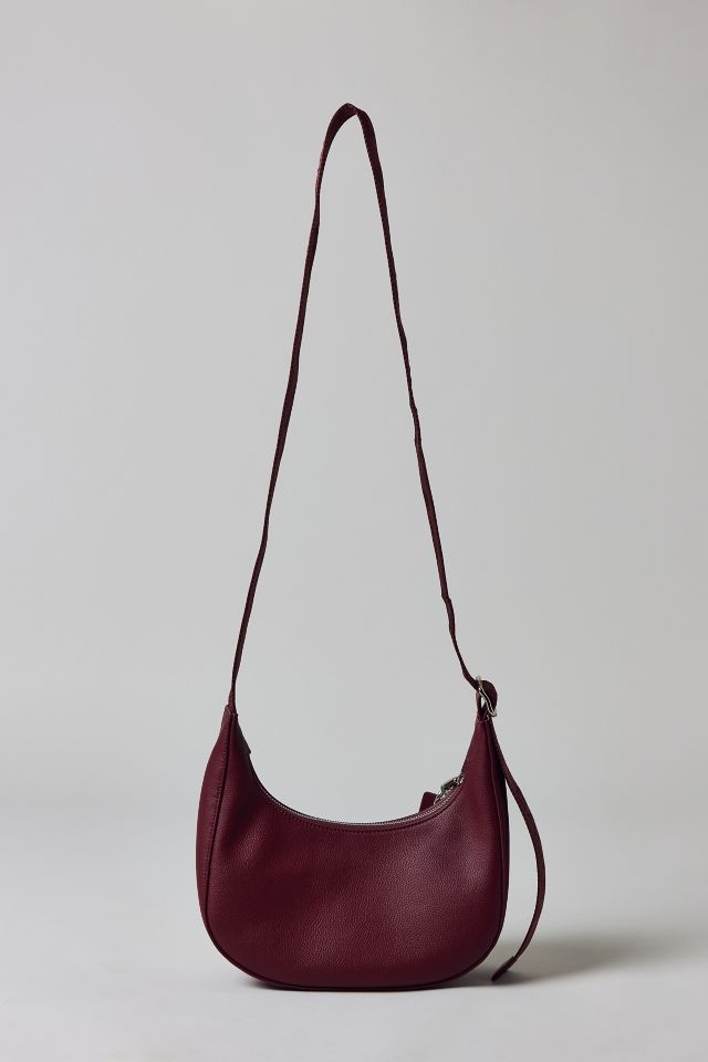 BAGGU Small Recycled Leather Crescent Bag #2