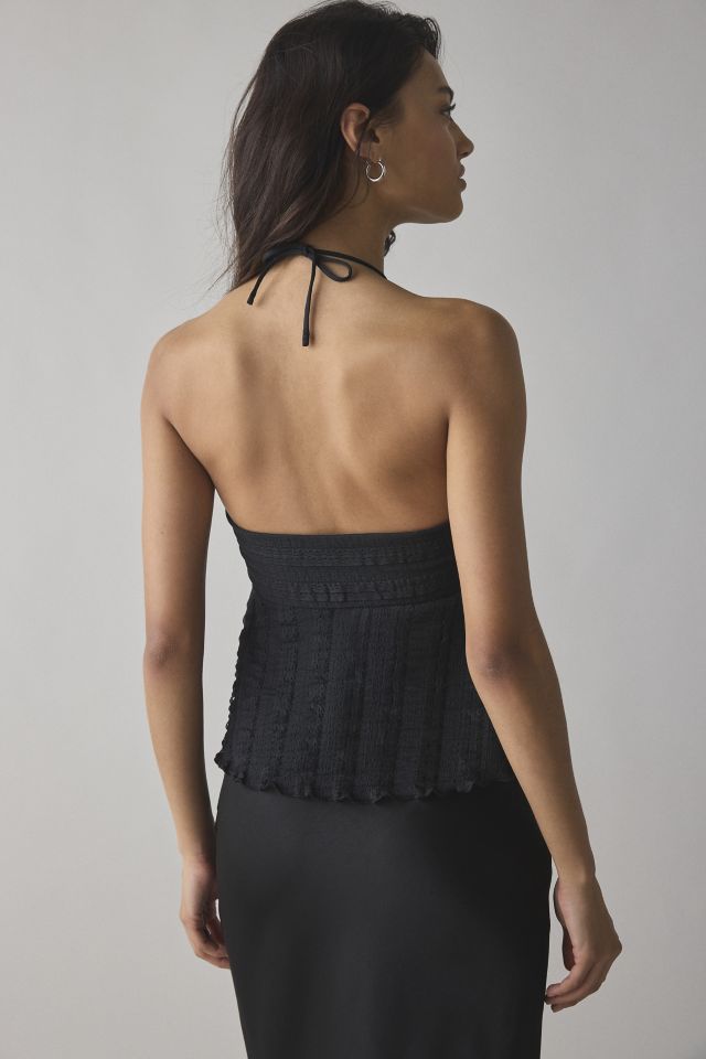 UO Eloise Convertible Tie Split-Front Tube Top #2