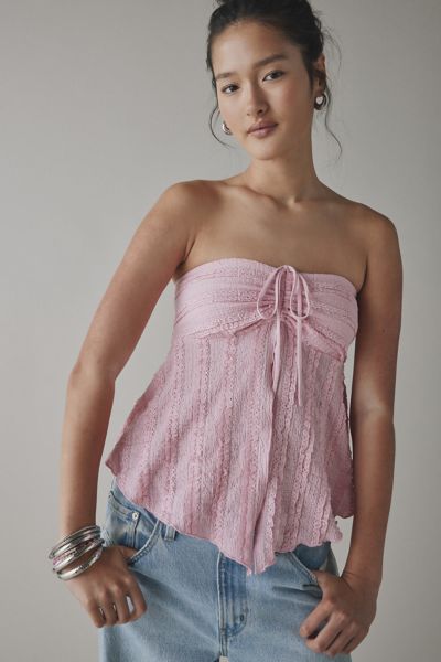 トップス meltthelady basic tube tops ElliTarr Basic Tube Tops for Women Strapless Bandeau Top