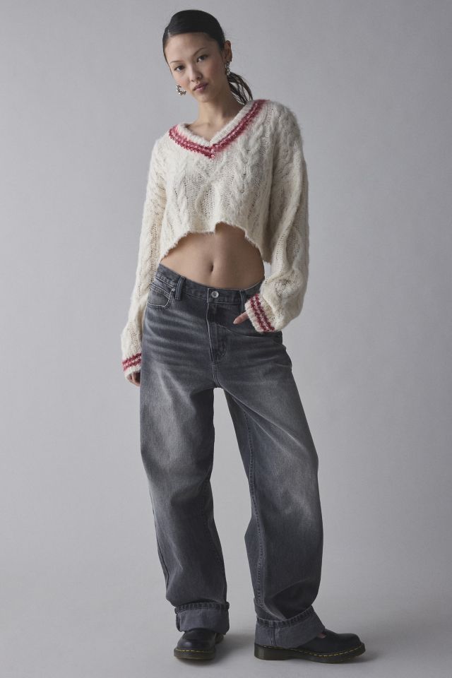 The Ragged Priest Load Cable Knit Cropped Sweater #2