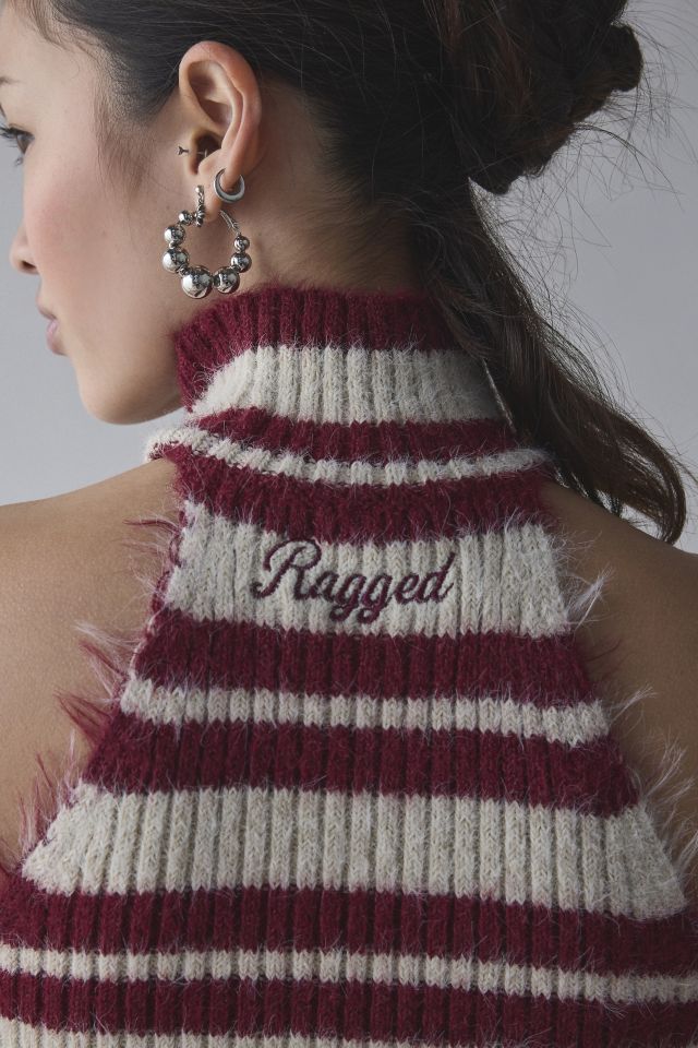 The Ragged Priest Drum High-Neck Sweater Vest Top #4