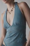 Out From Under Cowgirl Logic Lace-Up Corset Halter Top
