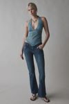 Out From Under Cowgirl Logic Lace-Up Corset Halter Top