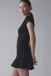 The Ragged Priest Transit Drop-Waist Pleated Mini Dress
