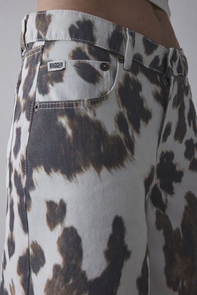 The Ragged Priest Cow Hide Print Jort #2