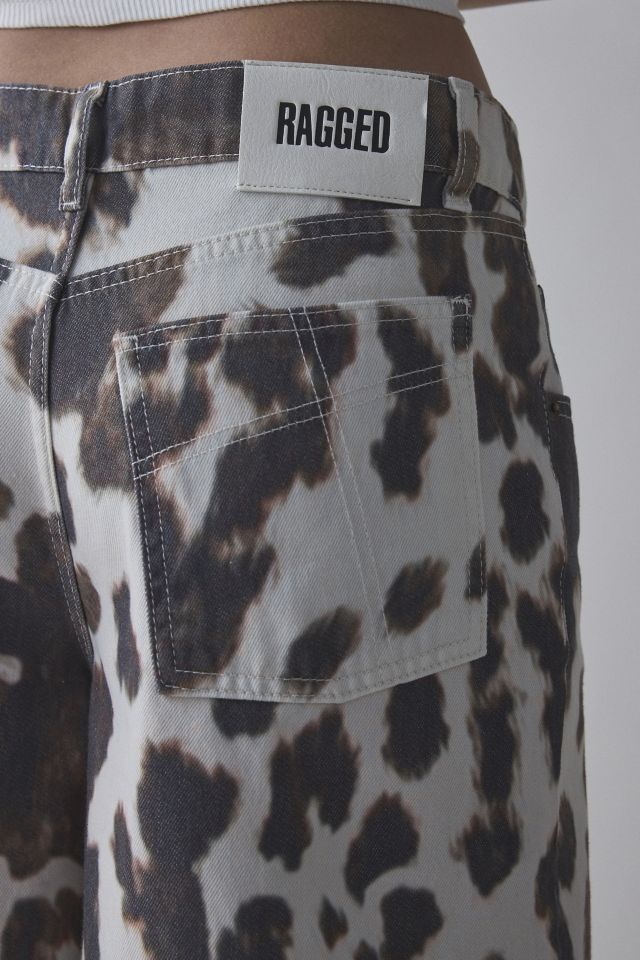 The Ragged Priest Cow Hide Print Jort #5