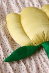 Tulip Shape Satin Throw Pillow
