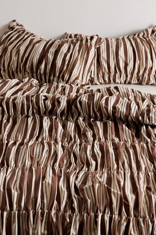 Printed Ruched Core Duvet Cover #1