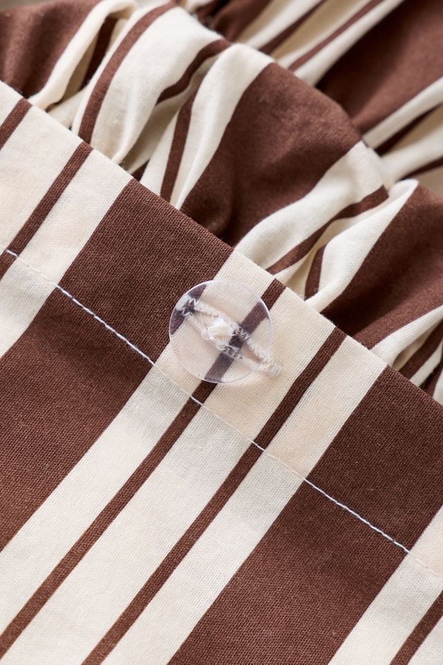 Printed Ruched Core Duvet Cover #4