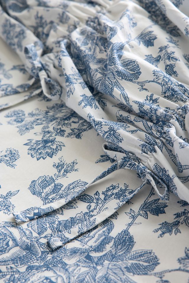 Printed Ruched Core Duvet Cover #4