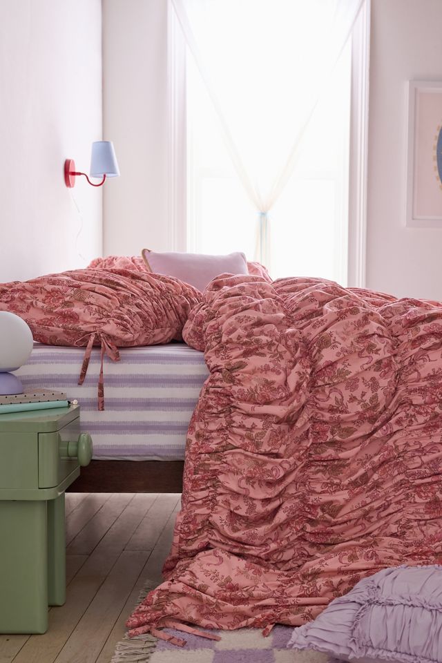 Printed Ruched Core Duvet Cover #1