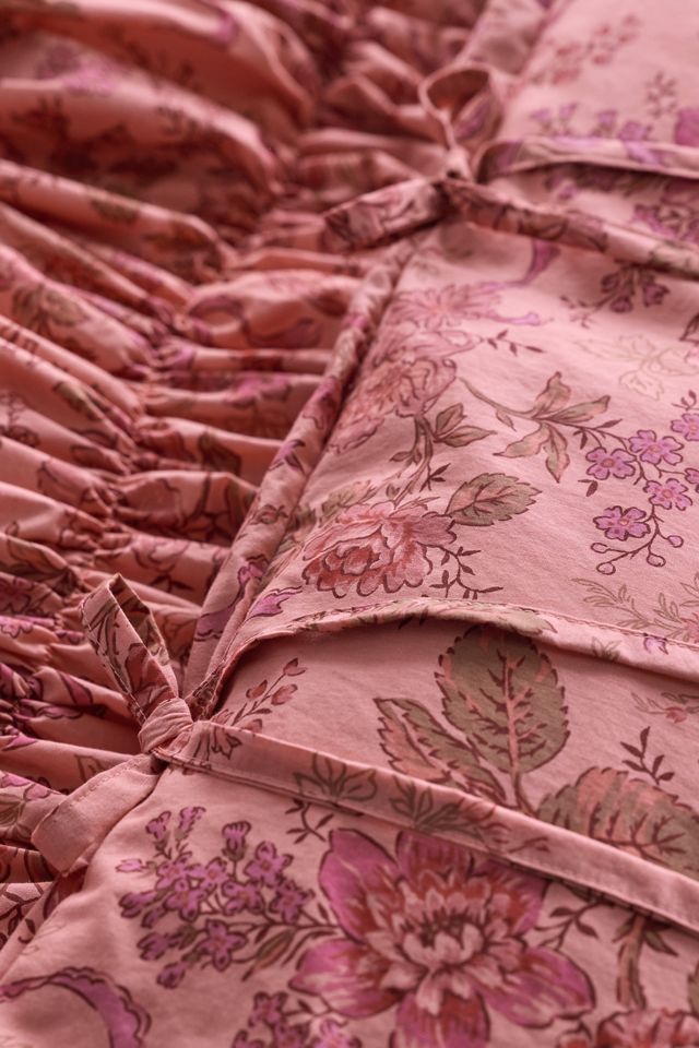 Printed Ruched Core Duvet Cover #5