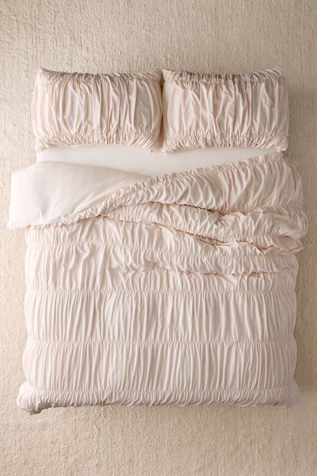 Printed Ruched Core Duvet Cover #1