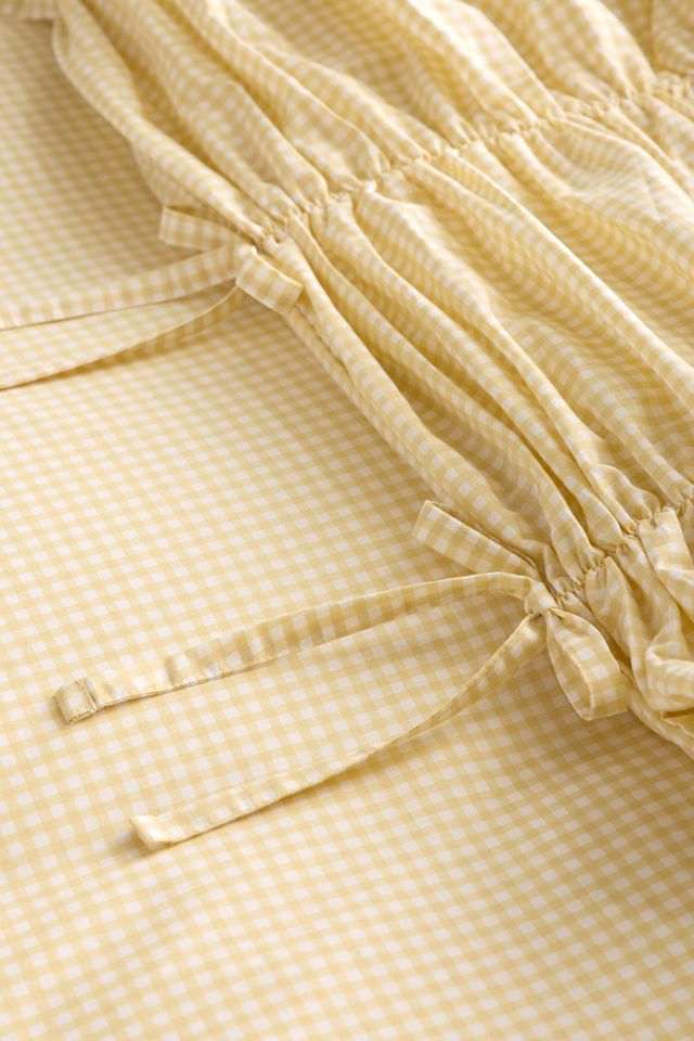 Printed Ruched Core Duvet Cover #4
