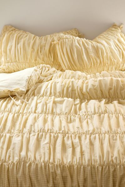 Housse de couette froncée imprimée Core