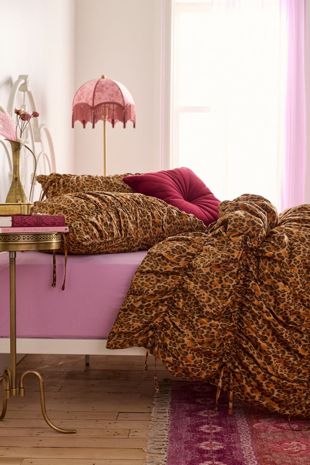 Printed Ruched Core Duvet Cover #1