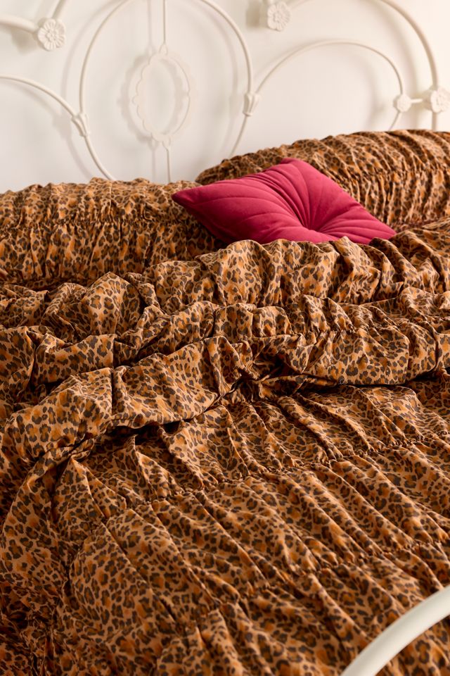 Printed Ruched Core Duvet Cover #2