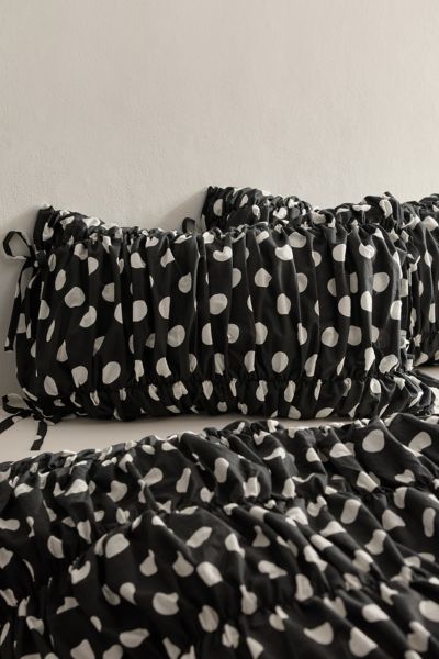 Printed Cinched Core Sham Set