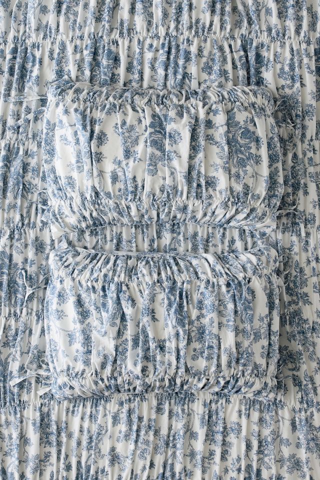 Printed Cinched Core Sham Set