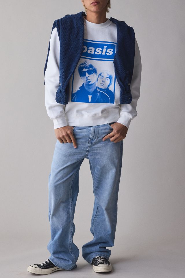 Oasis Logo Graphic Crew Neck Sweatshirt スウェット オアシス Oasis Logo Graphic Crew Neck Sweatshirt | Urban Outfitters