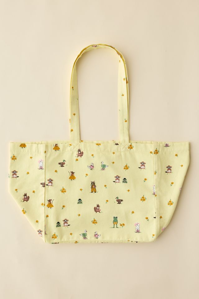 Mia Patterned Market Tote Bag