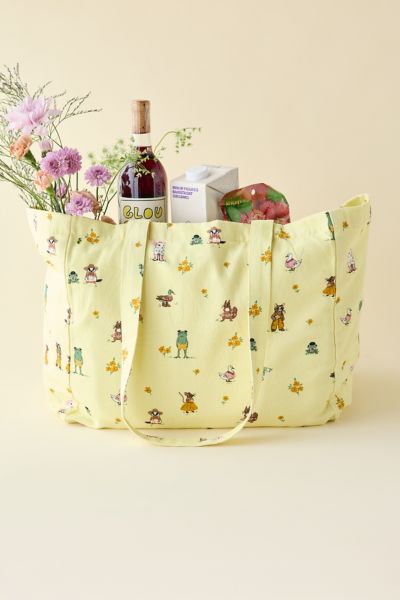 Mia Patterned Market Tote Bag