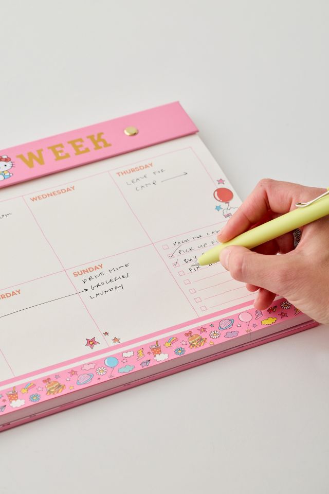 Bloc-notes Agenda Hebdomadaire Sanrio Hello Kitty #1