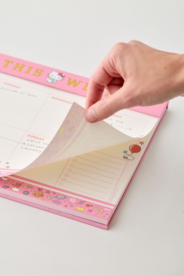 Bloc-notes Agenda Hebdomadaire Sanrio Hello Kitty #2
