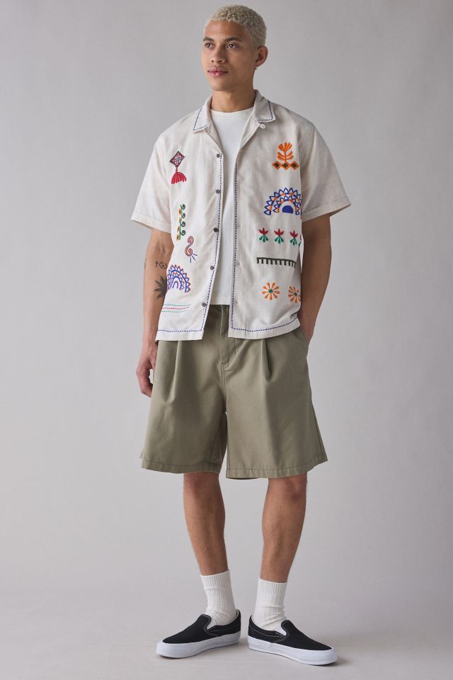 Raga Man Ranibar Embroidered Short Sleeve Shirt #2