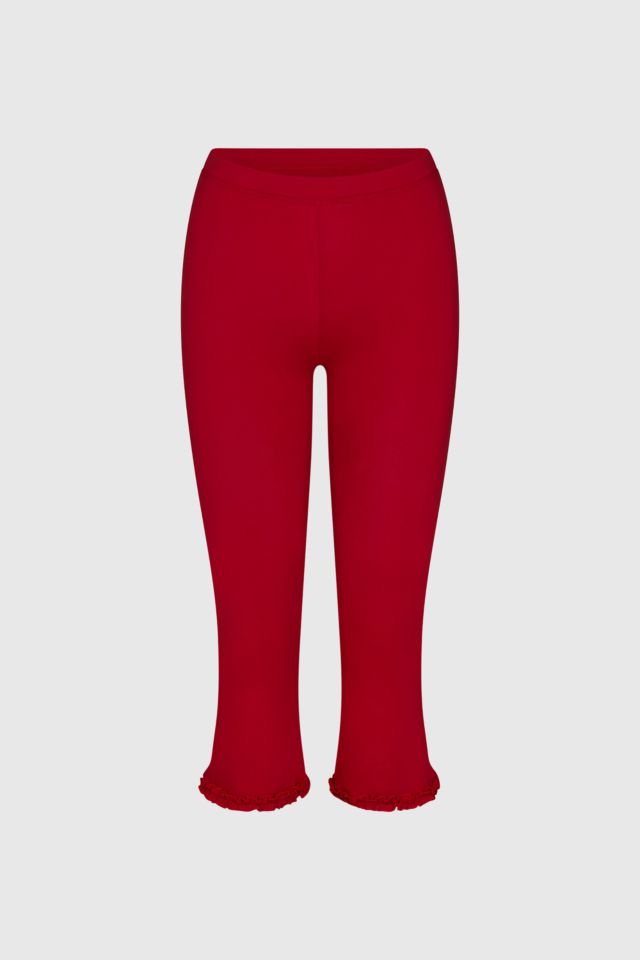 ★Rest&Recreation★RR LOGO CAPRI PANTS★ RR LOGO CAPRI PANTS - BLACK - rest and recreation