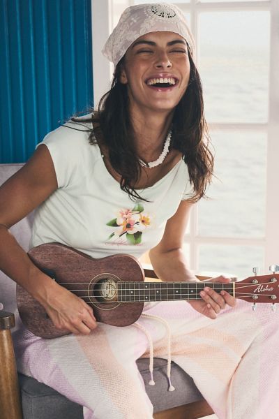 Betty Floral Crochet Headscarf